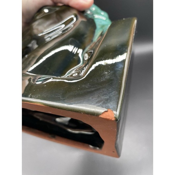 Blue Mountain Pottery Horse Head Bookends Mid Century Modern Pair Set 2 Vintage - Picture 8 of 11